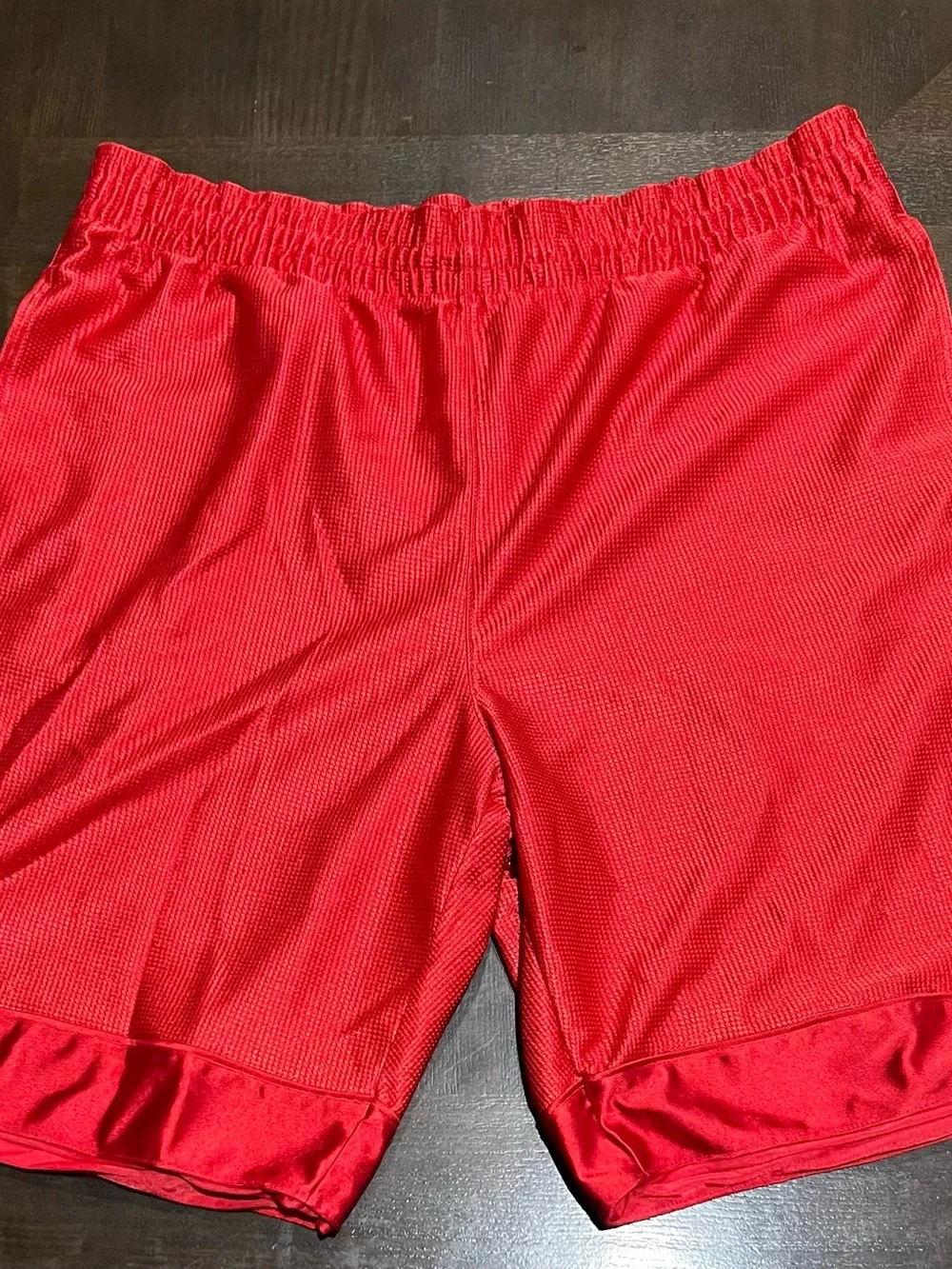 Nike Men's Red Mesh Basketball Athletic Shorts Size L 9